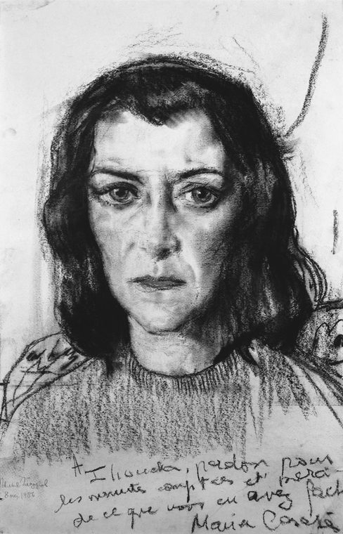 Портрет французской актрисы Марии Казарес