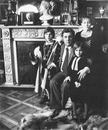 Ilya Glazunov with His Family